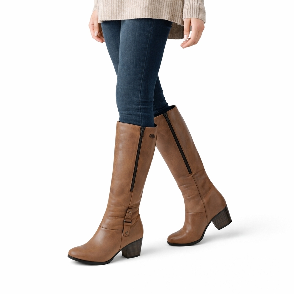 Eric Michael's Handcrafted leather boots 6.5- 7/37
